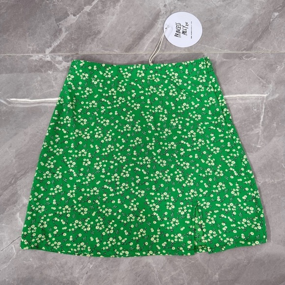 Women’s Princess Polly Charlie Floral Mini Slit Skirt Size 2 - Picture 2 of 16